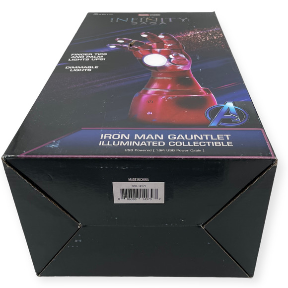 Ukonic 14" LED Iron Man Gauntlet Desk Lamp - Marvel Official Collectible - Picture 4 of 7